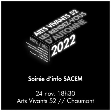 Soirée d'info SACEM Soirée d'information autour des droits d'auteur